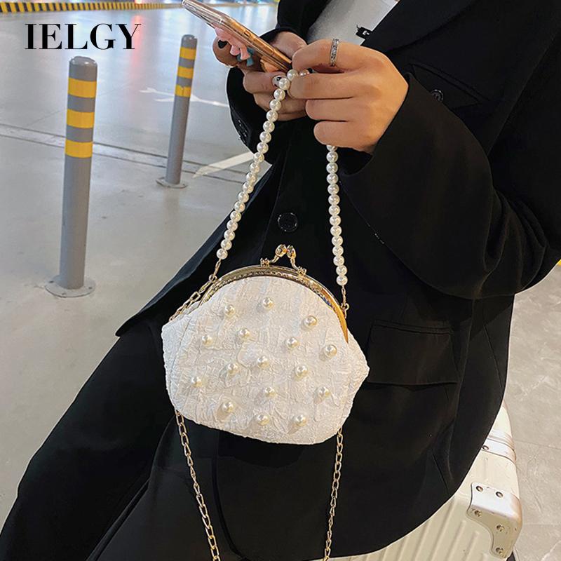 Túi Đeo Chéo Chuỗi Hạt Ngọc Trai Thời Trang Dự Tiệc Cho Nữ
