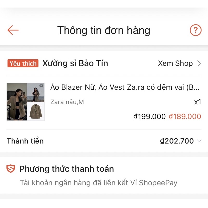 Pass áo vest blazer giá rẻ cho sinh viên size M 48-55kg - thanh lý blazer vest nâu