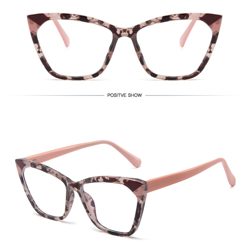 Kính Mát Mắt Mèo Chống Ánh Sáng Xanh Phong Cách Vintage Thời Trang Cho Nữ TR90