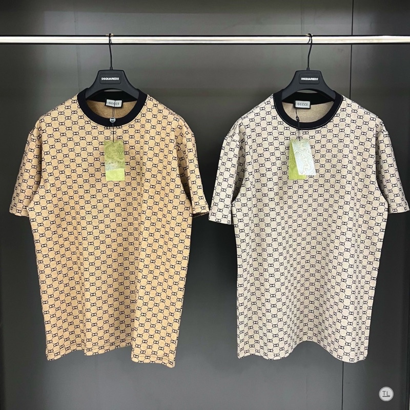 🔥Hot🔥Áo thun Gucci họa tiết monogram thiết kế hot trend Nam nữ New 2023