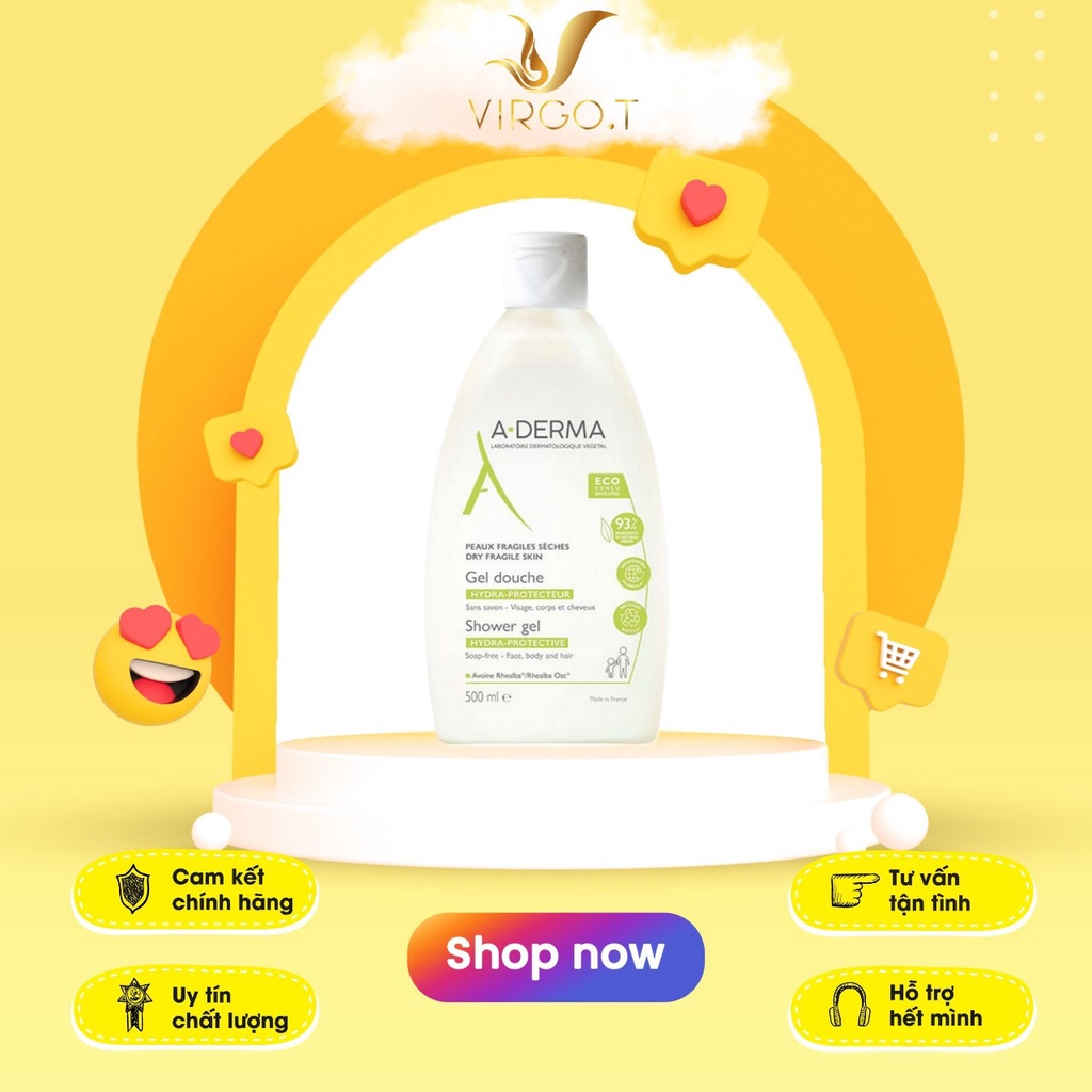 Sữa Tắm Giảm Mụn Lưng Aderma 500ml