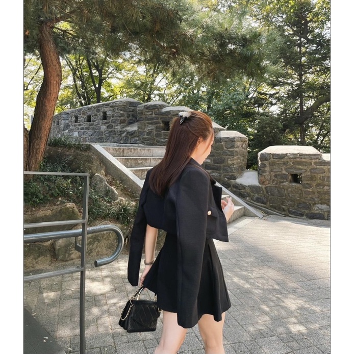 Sét Tay Dài Vest Quần Short