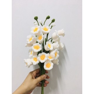 Hoa linh lan bằng len handmade