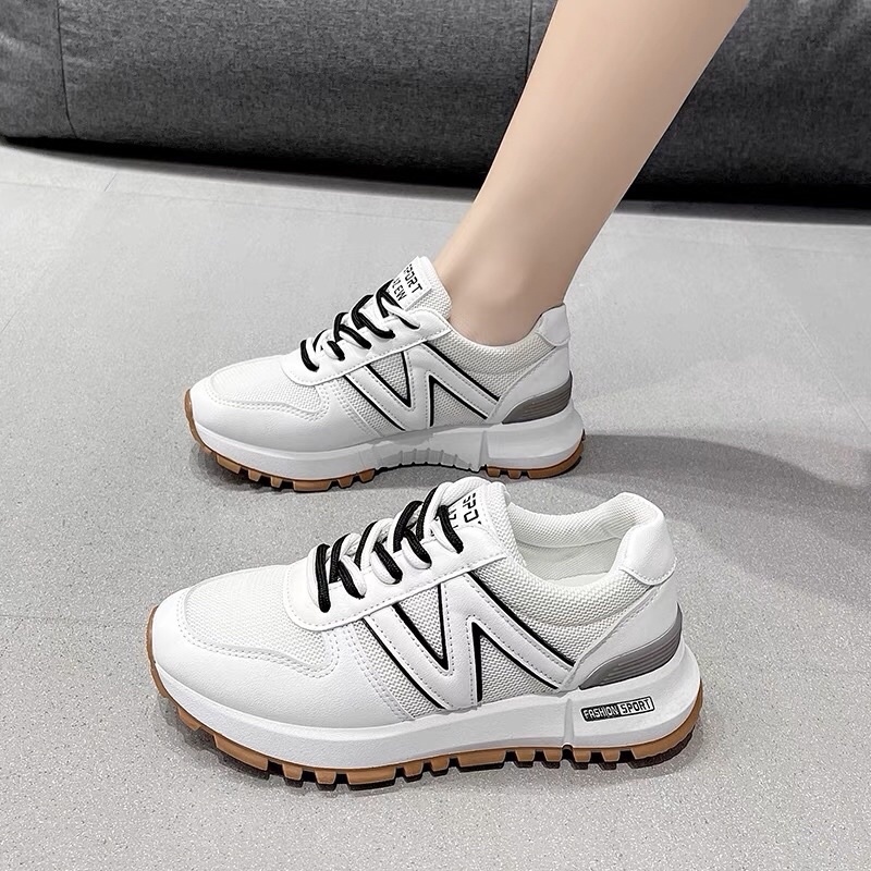 Giày thể thao nữ chạy bộ chữ N 3 màu cao cấp | BigBuy360 - bigbuy360.vn