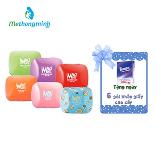 Kẹo bạc hà không đường Impact Mints hỗn hợp các hương 14g (tặng kèm 6 gói Tempo)