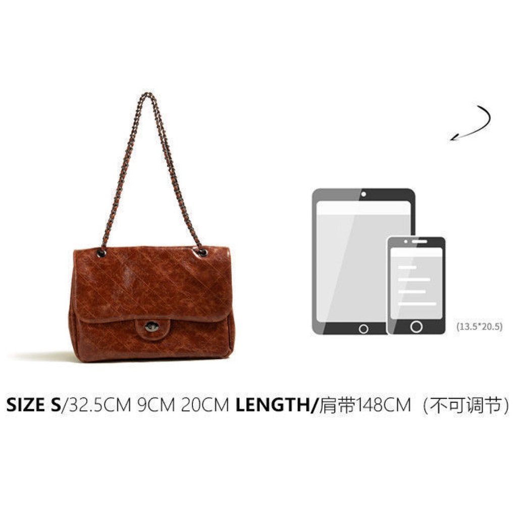 M97-Túi Xách Đeo Vai Sức Chứa Lớn Phong Cách Retro Mới Cho Nữ