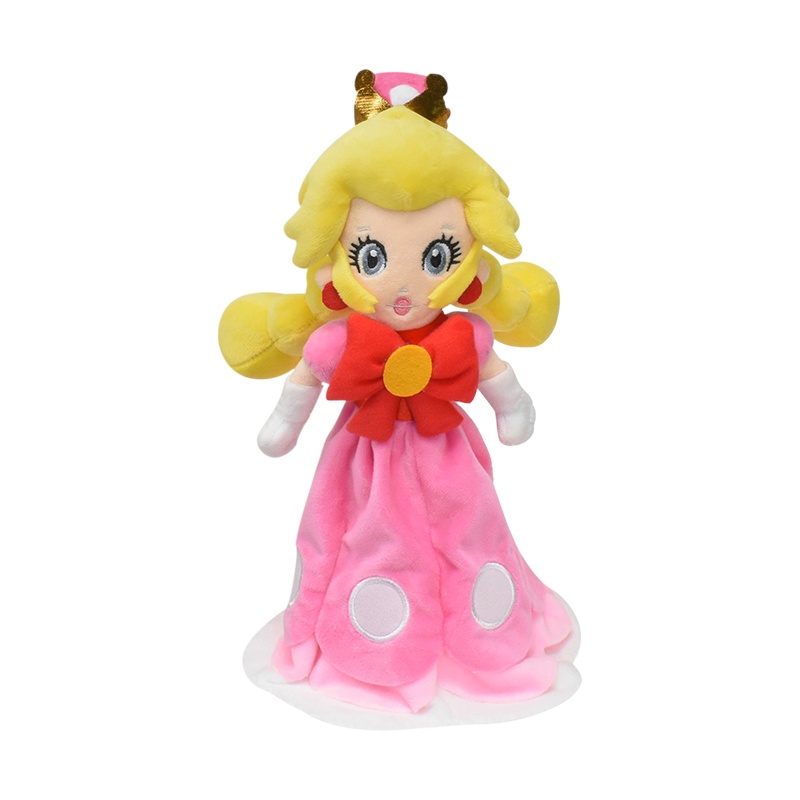 Búp Bê Nhồi Bông Mềm Mại Hình Super Mario Bros Toad Peach Princess Kingdom Mario Bowser Koopa Kawaii 28cm