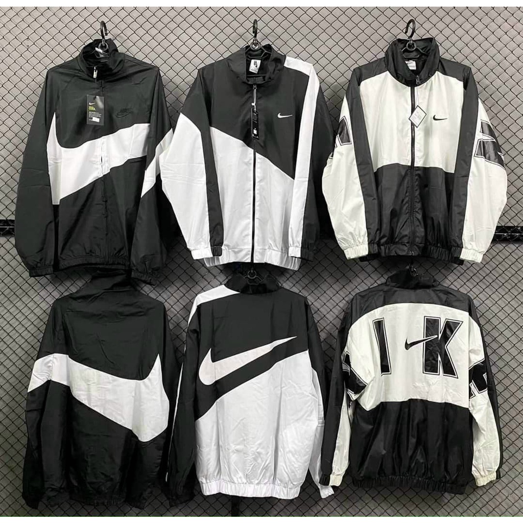 ẢNH THẬT - Áo Khoác Gió 2 Lớp_Nike_Logo Thêu VNXK - HÀNG XUẤT DƯ FULLTAG