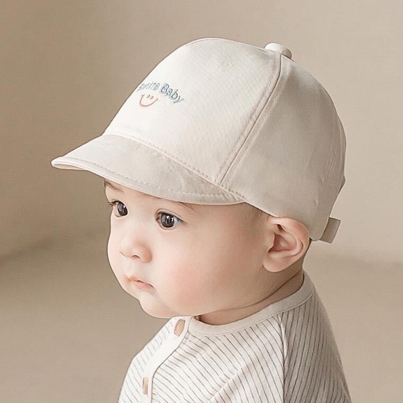 Mũ Lưỡi Trai Che Nắng Đa Năng In Chữ Mặt Cười Và Vịt Phong Cách Hàn Quốc Mới Dành Cho Bé Trai Bé Gái Du Lịch