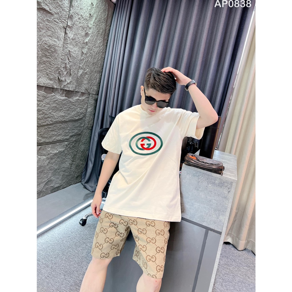 Áo phông GC, áo thun nam nữ chất liệu cotton 100% 012