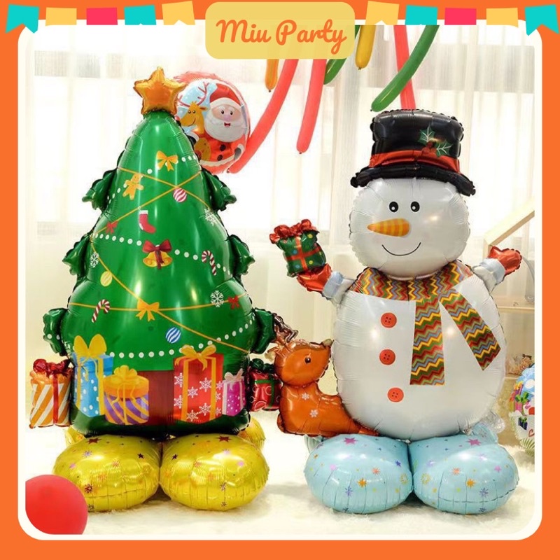 Tổng hợp Bong bóng Trang Trí NOEL, MERRY CHRISTMAS - MiuParty