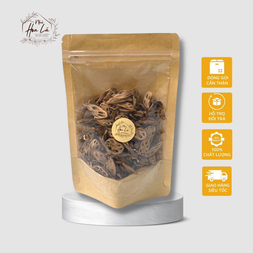 Trà Củ Sen Huế Nhà Hoa Lá 500 Gram Giúp Thư Giãn Freeship