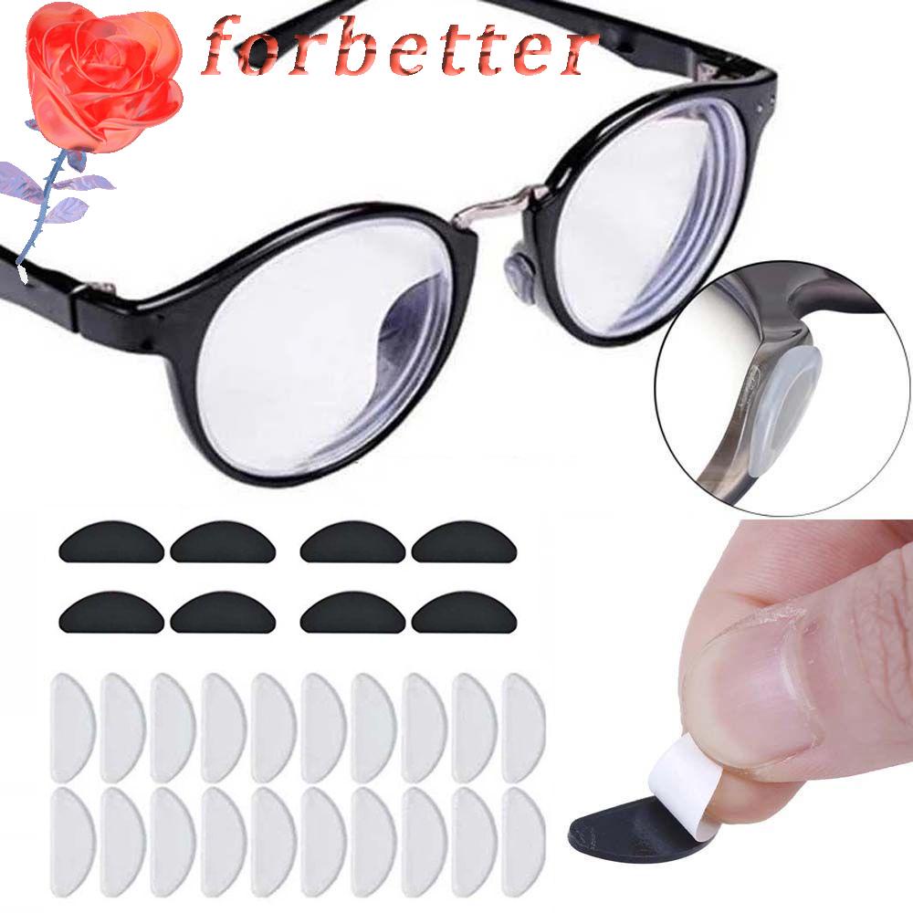 Miếng Đệm Mắt Kính Bằng Silicone Tự Dính Hình Vòng Cung Tiện Lợi Dành Cho Nam Nữ