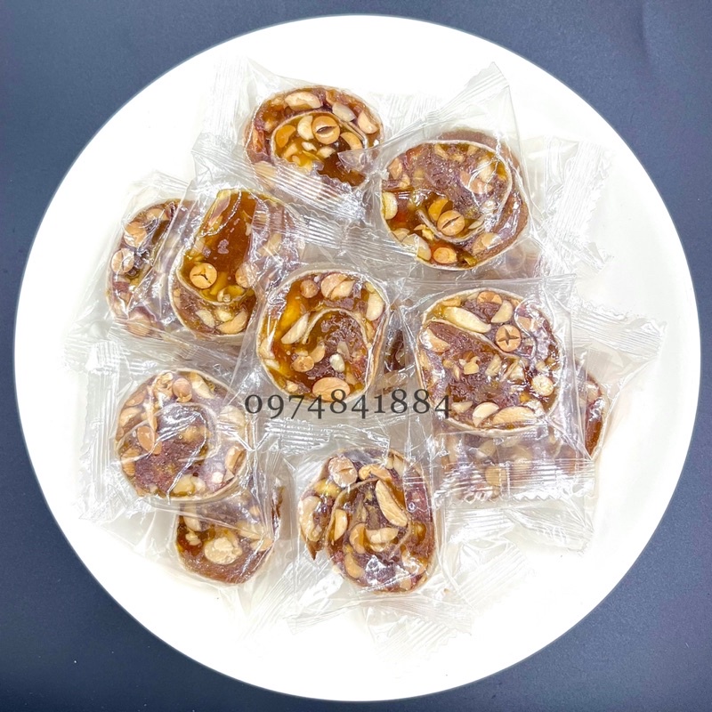 Kẹo khóm sên tắc cuộn đậu phộng 250g/ 500g/ 1kg
