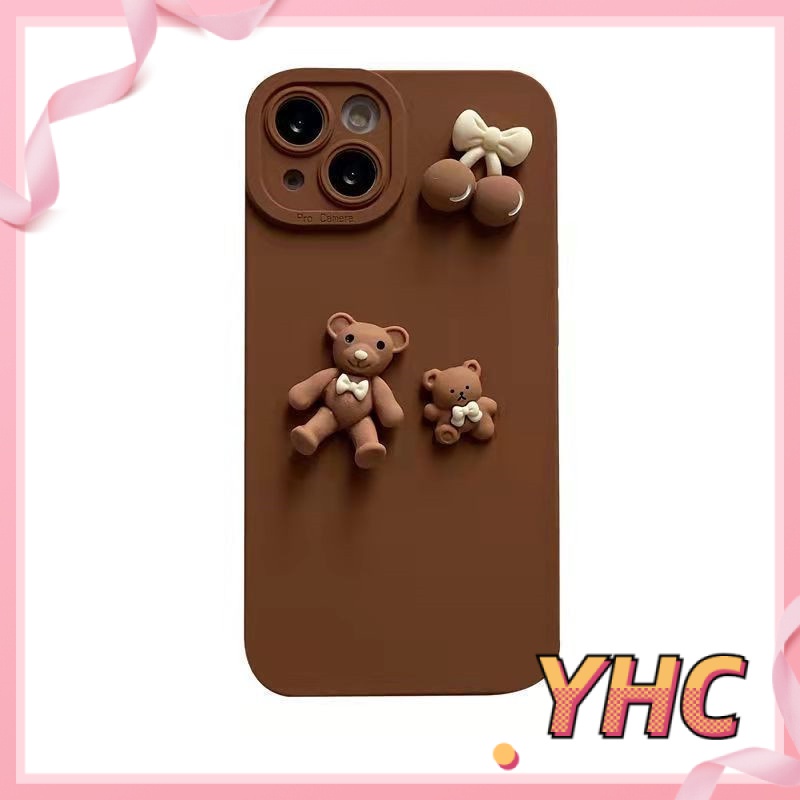 ốp iphone Tpu Hình Gấu Bông tương thích iPhone 6s 6splus 7 7plus 8 8plus X XS XSMAX 11 12 Pro Max Plus Promax-043