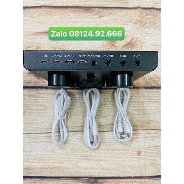 Sound card V8 PLUS bản cao cấp hát livestream,hát karaoke thu âm cực hay