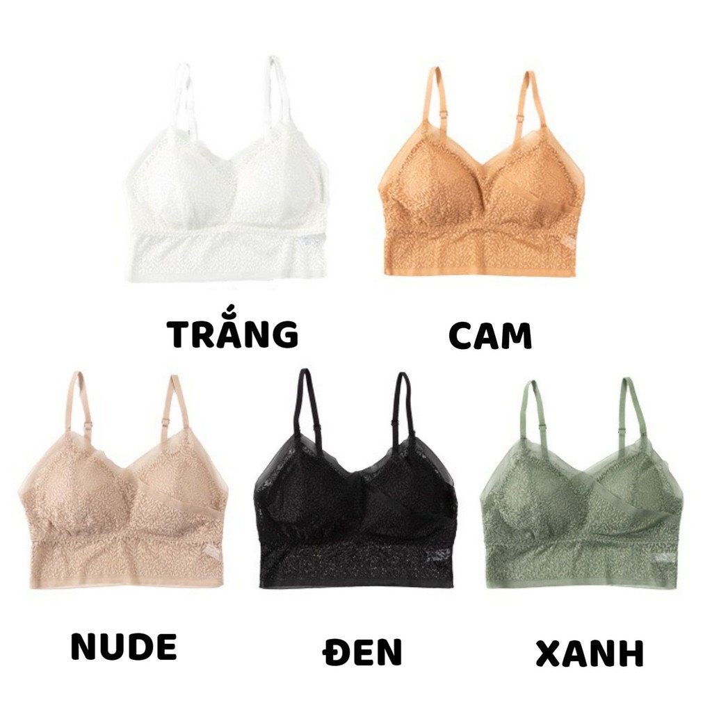 Áo Bra Ren LADI Cao Cấp Thiết Kế Họa Tiết Ren Sexy Quyến Rũ MÃ 2066