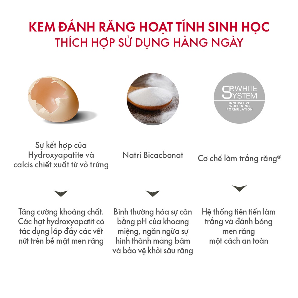 Kem đánh răng cho người niềng SPLAT biocalcium củng cố men răng, giảm ê buốt, loại bỏ mảng bám, trắng răng 100ml