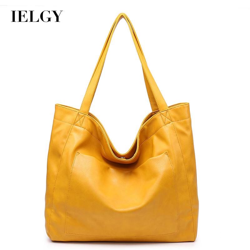 Túi Xách Đeo Vai Da Sáp Dầu Mềm Mại Dung Tích Lớn Phong Cách retro Cho Nữ