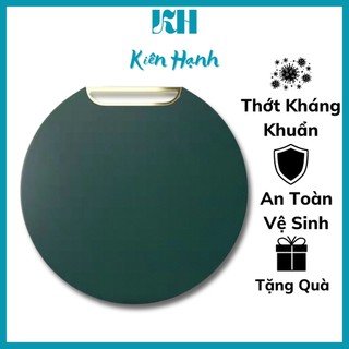 Thớt Nhựa PE đa năng chống nấm mốc kháng khuẩn, Thớt tròn đường kính 33cm-Vệ Sinh Dễ Dàng - KH
