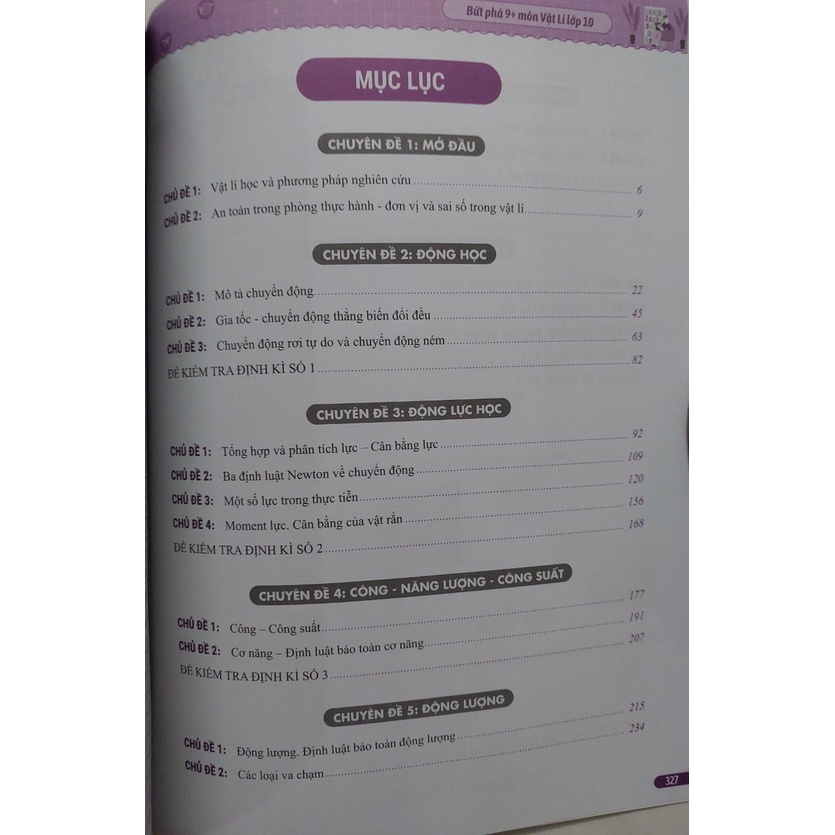 Sách - Bứt phá 9+ lớp 10 môn Vật Lí
