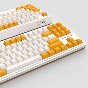 Bàn phím cơ FL-Esports CMK87 Yellow & White - 3 Mode