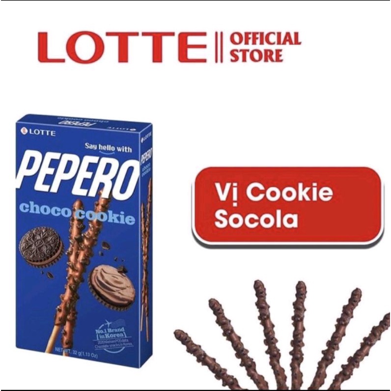 Bánh Que SOCOLA PEPERO LOTEE Nhập Khẩu Hàng Quốc