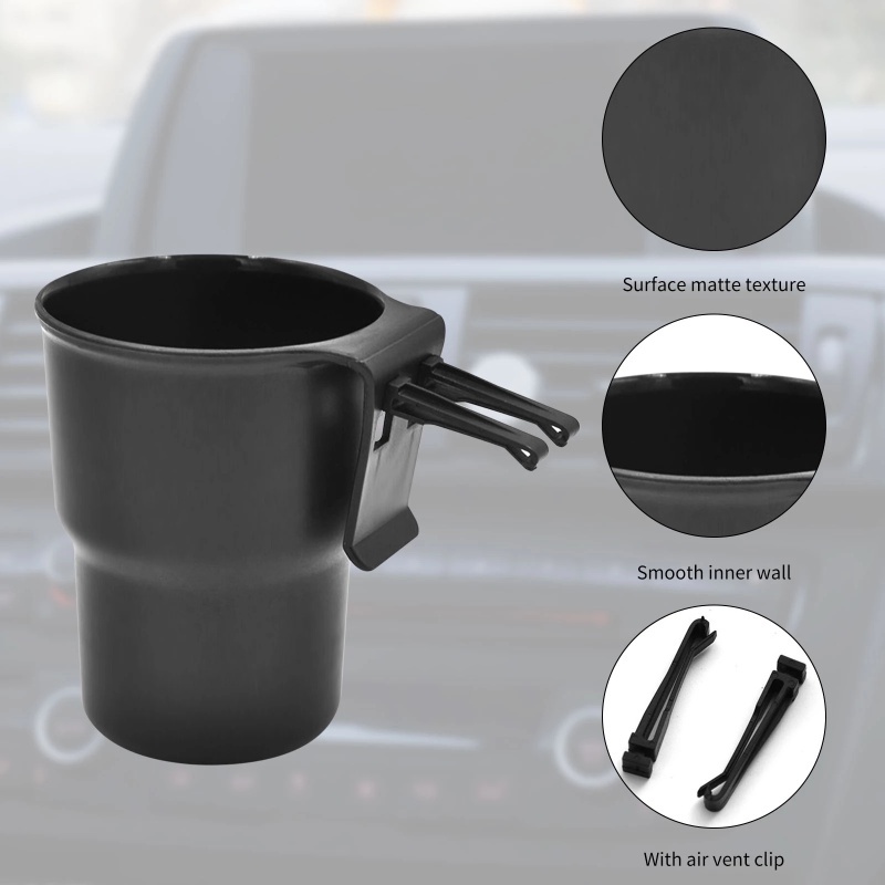 Giá Đỡ Cốc Nước / Chìa Khóa / Điện Thoại Di Động Hình Tròn Bằng Nhựa Có Thể Tháo Rời Đa Năng Cho Xe Hơi