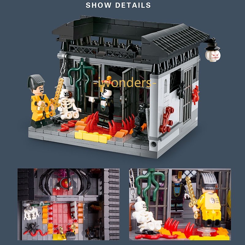 Bộ Đồ Chơi Lắp Ráp Mô Hình Zombie 3 Trong 1