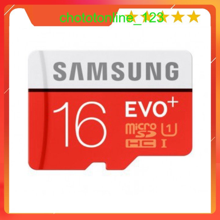 THẺ NHỚ MICROSD SAMSUNG EVO 16GB CLASS 10