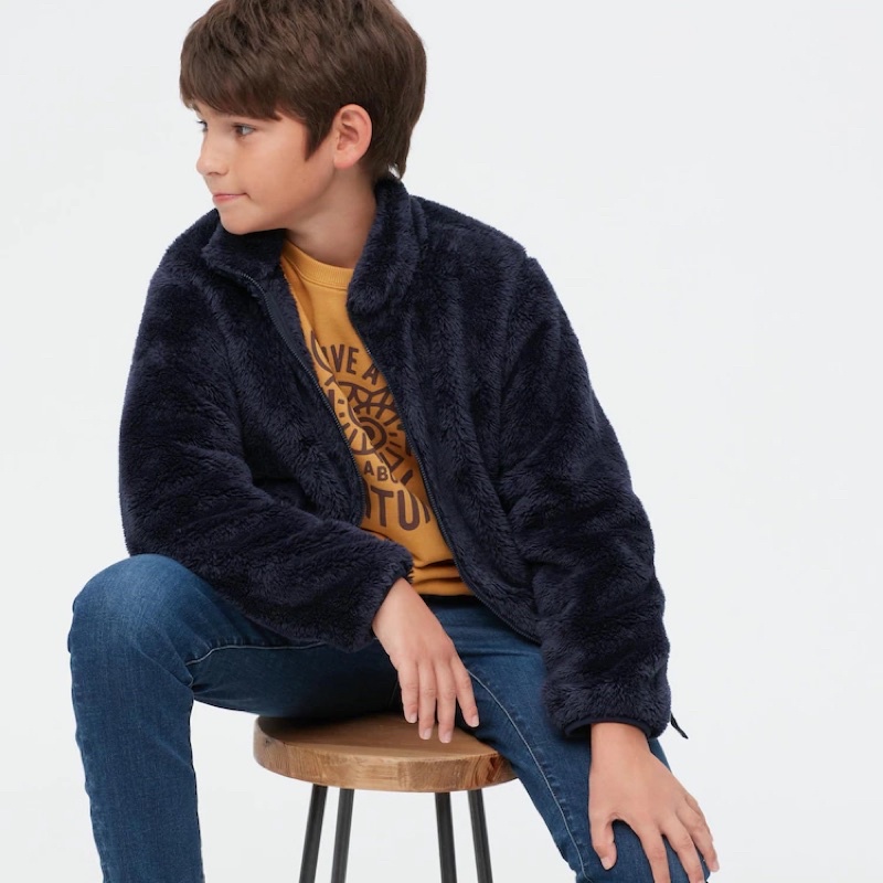 Áo khoác lông cừu trẻ em Uniqlo Kids