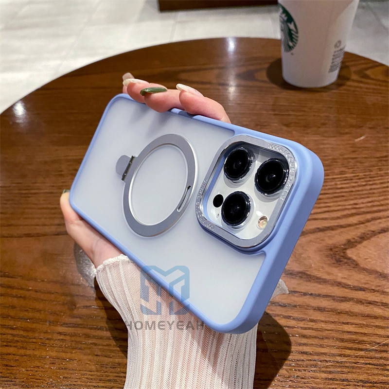 Ốp Điện Thoại Cứng Nhám Tích Hợp Sạc Không Dây Có Nam Châm Cho iPhone 14 13 Pro Max 14 Plus ip14 ip13pro