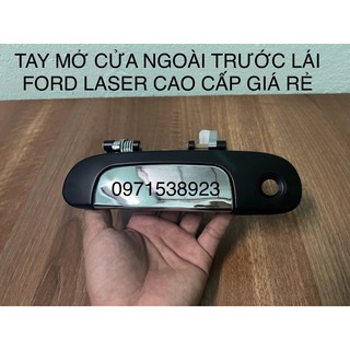 Tay mở cửa ngoài trước bên lái mạ crom ford laser cao cấp giá rẻ
