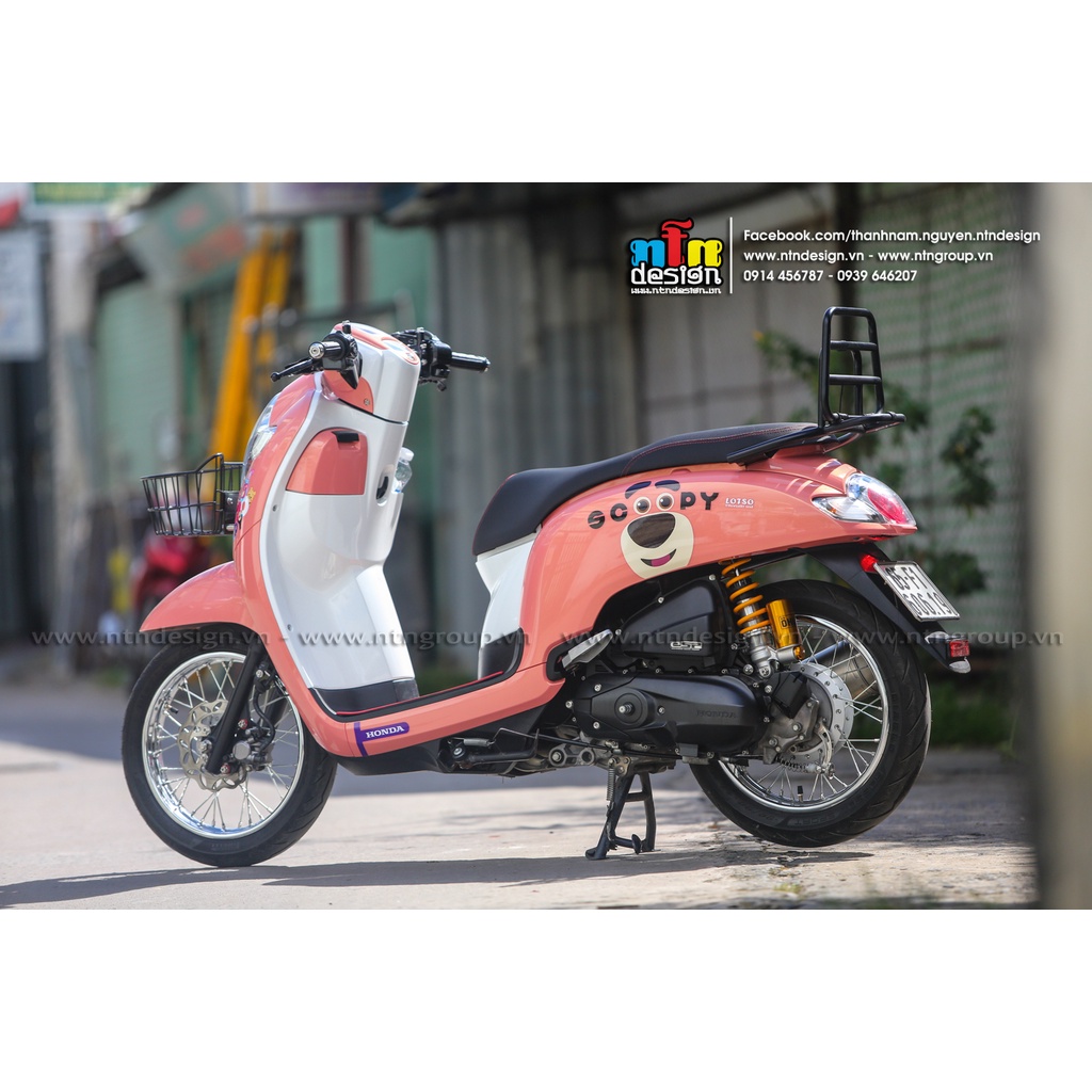 Tem Scoopy - mẫu Gấu Lotso