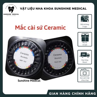 Mắc cài sứ ceramic chính hãng mắc cài chỉnh nha - hỗ trợ chỉnh nha cao cấp