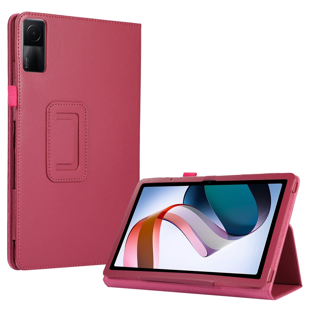 Bao Da Máy Tính Bảng Nắp Lật Màu Trơn Họa Tiết Vỏ Quả Vải Cho xiaomi redmi pad se 11 inch 2023 redmi pad 10.61 "