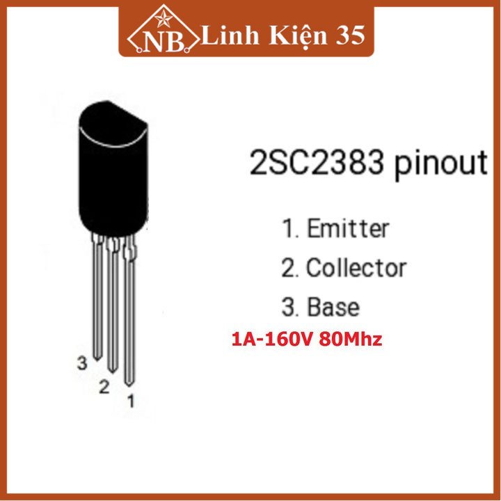 C2383 160v 1a TO-92 NPN