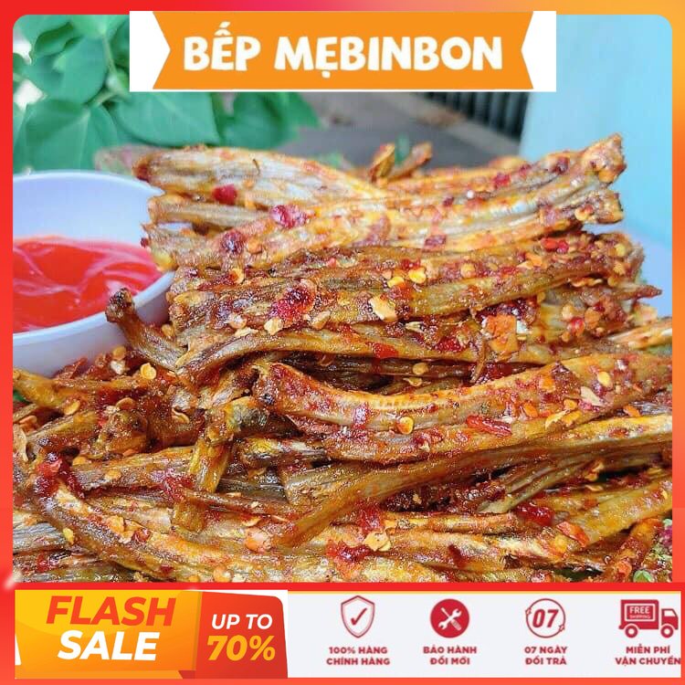 CÁ KÈO KHÔ RIM SA TẾ SIÊU NGON HỘP 250GR