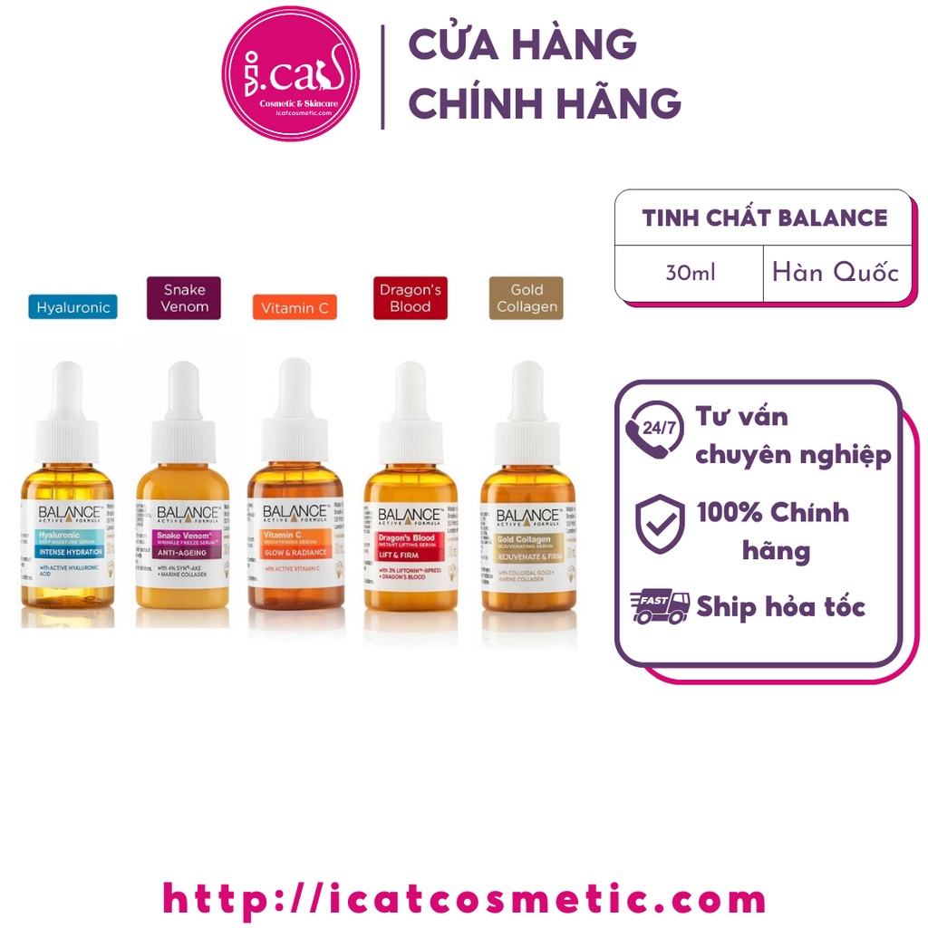 Combo Tinh chất dưỡng da Balance