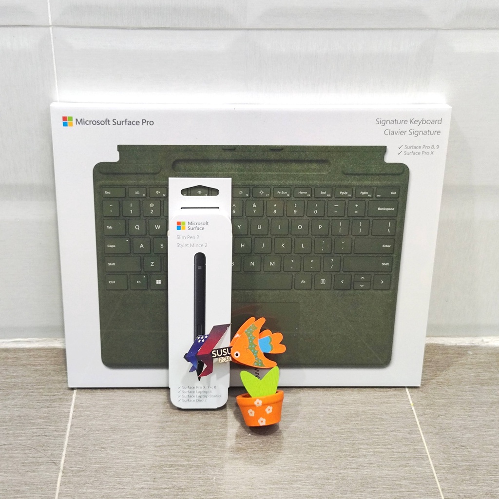 Combo bàn phím Surface Pro 8 - Surface Pro 9 - Surface Pro X kèm Slim Pen 2 , NEW SEAL , Đủ màu