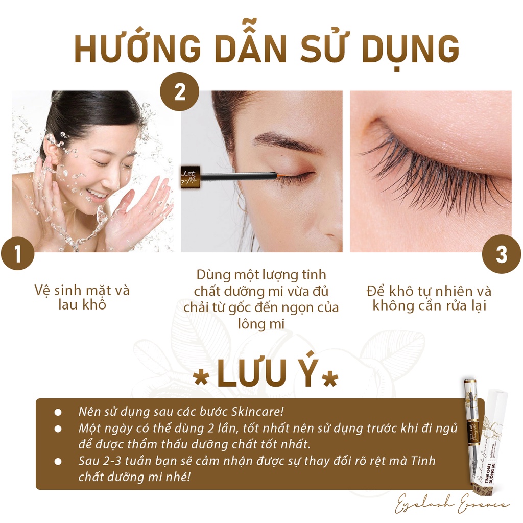 Tinh chất dưỡng mi dài cong chỉ sau 2 TUẦN 5ml/10ml MACALAND chiết xuất Mầm Đậu Xanh, Dầu Mắc Ca, Cỏ Ba Lá Đỏ, Lô Hội