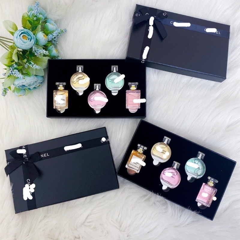 Set Bộ Nước Hoa Chane mini 5 chai