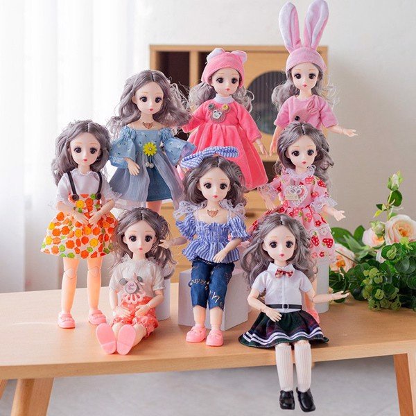 Đồ Chơi Búp Bê Baboliy 1/6 BJD Cao 30cm Siêu Dễ Thương Dành Cho Bé Gái
