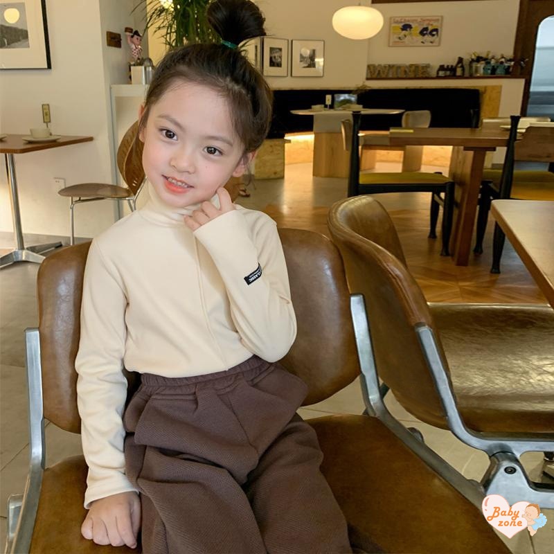 Áo Thun Tay Dài Màu Sắc Đơn Giản Cho Bé Gái