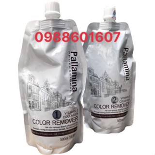 Bóc màu đỏ đen, màu oxy hóa Pallamina Color Remover Hair 500mlx2 ( New 2022 )