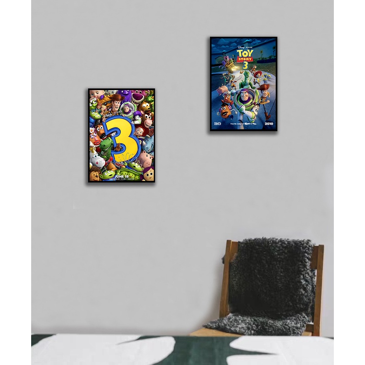 Poster Phim toy story Bằng Giấy kraft Phong Cách retro Dùng Để Trang Trí Phòng Ngủ