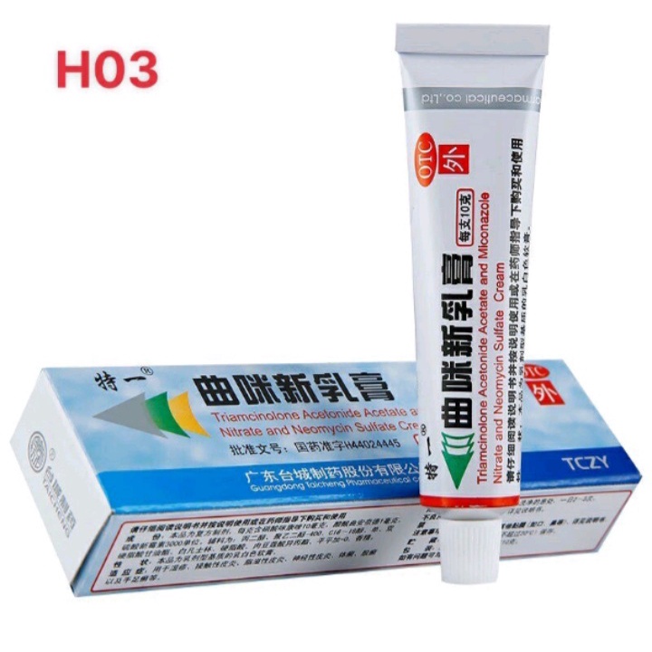 Kem bôi đông y da liễu nội địa trung hoa chuyên trị nấm, ngứa, chàm, nứt nẻ, vảy nến , á sừng . . .