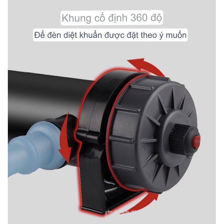 Đèn UV 11W-36W Jebo có hẹn giờ lắp ngoài cho bể cá cảnh