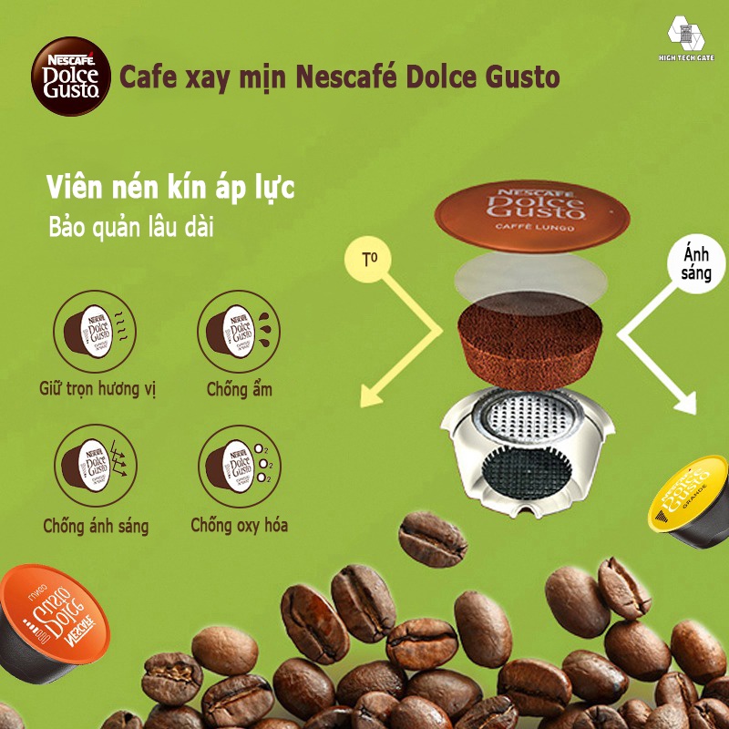 Cà Phê Viên Nén Nescafe Dolce Gusto 16 Viên/hộp Các Vị