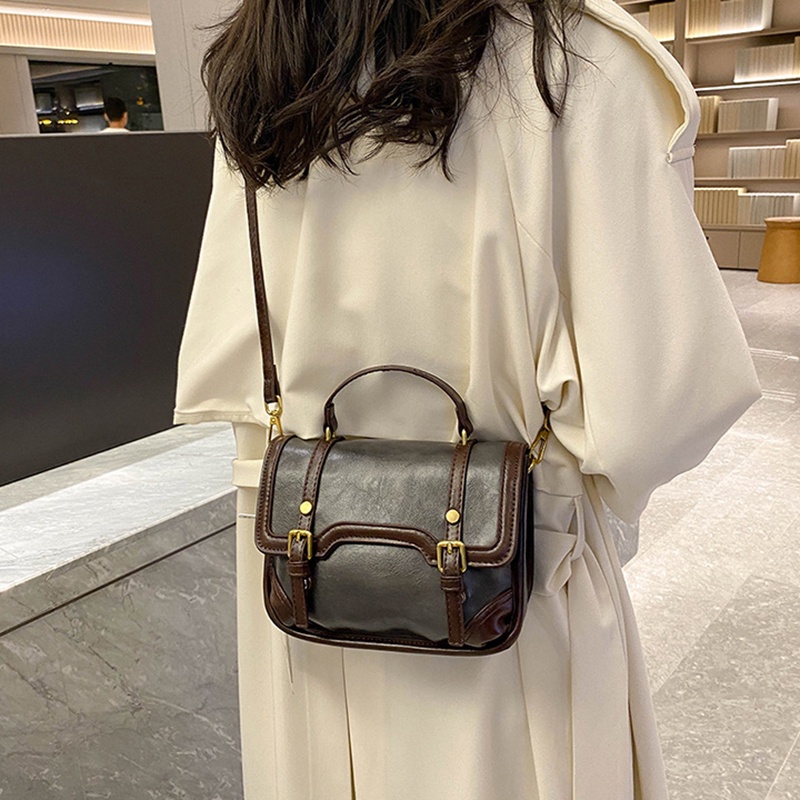 IELGY Túi Đeo Chéo Phong Cách retro Dễ Phối Đồ Thời Trang Cho Nữ